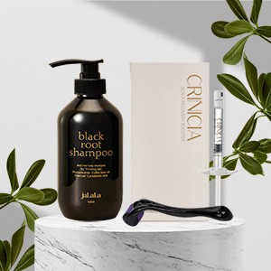블랙루트 모근샴푸 + 크리니시아
